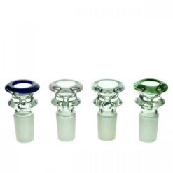 Round Male Glass Herb Holder Cone Piece 19mm