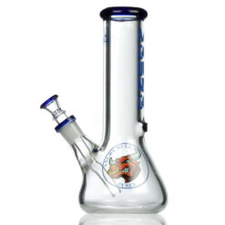 Agung Angry Bull Small Beaker Slider Bong Blue 25cm