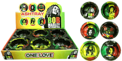 Bob Marley One Love Glass Ashtray
