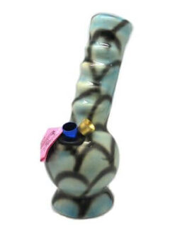 Agung Bent Bubble Ceramic Bong 20cm