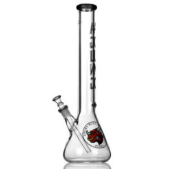 Agung Angry Bull Large Beaker Slider Bong Black 45cm