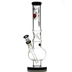 Agung Ice Slider Bubble Full Glass Bong Black 33cm