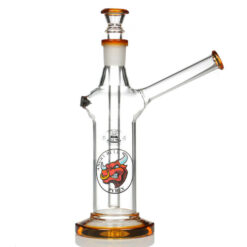 Agung Side Slider Amber Bong 24cm