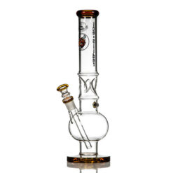 Agung Ice Slider Bubble Full Glass Bong Amber 33cm