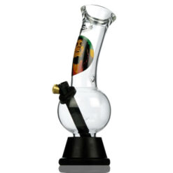 Agung Old Faithfull Glass Bong 24cm Rasta Marley