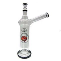 Agung Side Slider Large Black Bong 31cm