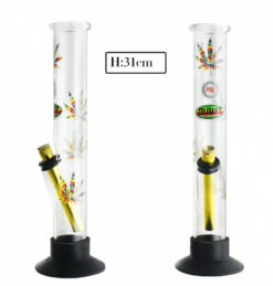 Medium Didgeridoo With Colored Leaf 30cm