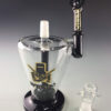WEEDO Outlaw Showerhead Perc Black & Gold 20cm WEEDO Outlaw Showerhead Perc Black & Gold 20cm