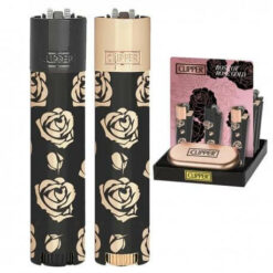 CLIPPER METAL LIGHTERS ROSE OF ROSE GOLD