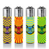 Clipper Refillable Trippy Cats Large