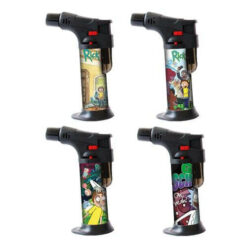 Refillable Blow Torch Jet Lighter Rick Morty