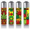 Clipper Refillable Pop Art Leaves