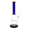 Straight Coloured Honeycomb Glass Waterpipe 26cm Straight Coloured Honeycomb Glass Waterpipe 26cm