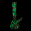 Glow in the Dark Leaf Glass Beaker Bong 35cm 7mm Thickness Glow in the Dark Leaf Glass Beaker Bong 35cm 7mm Thickness