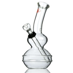 Agung Big Double Bubbler Glass Bong 25cm