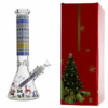Glow In The Dark Xmas Glass Beaker 7mm With Gift Box