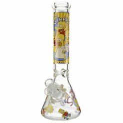 The Simpsons Donut Party Glass Beaker 25cm