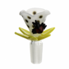 Flower Shape Glass Cone Piece features a Lady Bug 14mm Flower Shape Glass Cone Piece features a Lady Bug 14mm