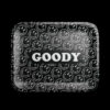 Goody Glass - Black Pattern Face Rolling Tray Goody Glass - Black Pattern Face Rolling Tray