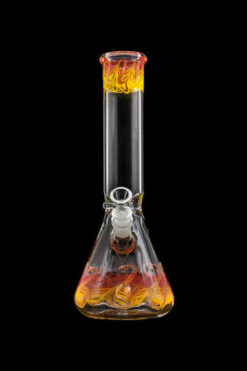 "Phoenix Rising" Color Wrapped Beaker Bong