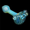 LA Pipes Glass Spoon Pipe - The Spiral Marble Head LA Pipes Glass Spoon Pipe - The Spiral Marble Head