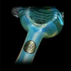 LA Pipes Glass Spoon Pipe - The Spiral Marble Head LA Pipes Glass Spoon Pipe - The Spiral Marble Head