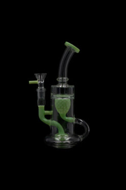 Milky Green Showerhead Incycler Water Pipe