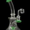 Hourglass Dab Rig with Colored Accents - Father Time Hourglass Dab Rig with Colored Accents - Father Time