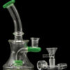 Hourglass Dab Rig with Colored Accents - Father Time Hourglass Dab Rig with Colored Accents - Father Time