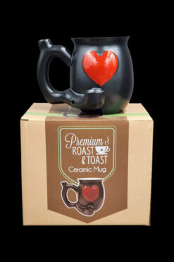 Roast & Toast Heart Mug Pipe