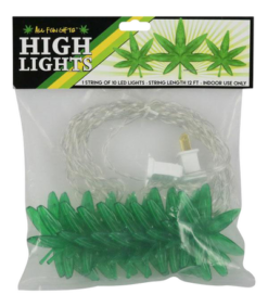 High Lights - Hemp Leaf String Lights