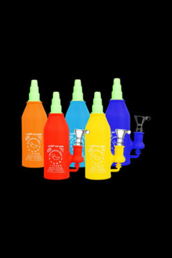 Asian Hot Sauce Silicone Water Pipe