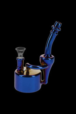 Electro Plated Puck Recycler Bong