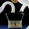"Nott" Black and White Showerhead Recycler "Nott" Black and White Showerhead Recycler