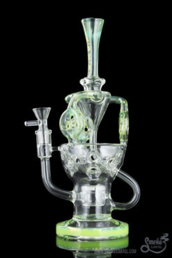 "Asgard" Triple Swiss Arm Recycler with Frit Perc