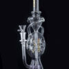 "Eir" Stacked Swiss Recycler with Inverted Perc "Eir" Stacked Swiss Recycler with Inverted Perc