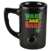 Roast & Toast Smokable Wake & Bake Ceramic Mug Pipe Roast & Toast Smokable Wake & Bake Ceramic Mug Pipe