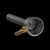 LA Pipes 9mm Clear Slide Bowl with Color Handle for Pull-Stem Bongs