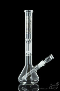 "Bi-Line" Straight Beaker with Domed Showerhead Perc