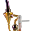 Gold Fumed Recycler Water Pipe Gold Fumed Recycler Water Pipe