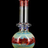 Raked Burnt Orange Fumed Beaker Bong Raked Burnt Orange Fumed Beaker Bong