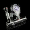 Molino Glass Inline Ash Catcher with Engraved Leaf
