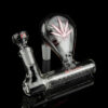 Molino Glass Inline Ash Catcher with Engraved Leaf