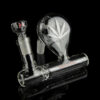 Molino Glass Inline Ash Catcher with Engraved Leaf