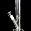 Straight Tube Water Pipe - Rainbow Pot Leaf Straight Tube Water Pipe - Rainbow Pot Leaf