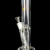 Straight Tube Water Pipe - Rainbow Pot Leaf Straight Tube Water Pipe - Rainbow Pot Leaf