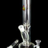 Straight Tube Water Pipe - Rainbow Pot Leaf Straight Tube Water Pipe - Rainbow Pot Leaf