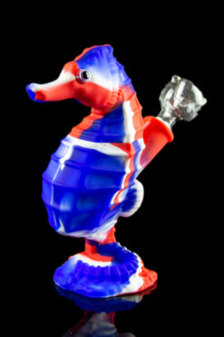 Premium Silicone Seahorse Molded Water Pipe