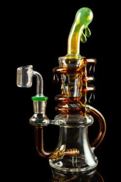The "Errl Spill" Dripping Oil Recycler Dab Rig