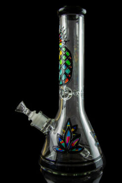 Psychedelic Pineapple Beaker Bong